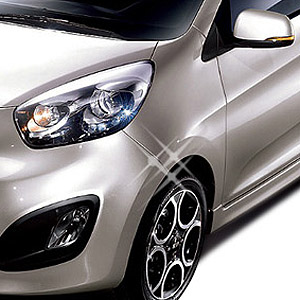 [ Picanto 2011~ auto parts ] Fender chrome molding Made in Korea